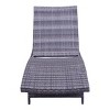 Relax Wicker Chaise lounge with folding legs
Price is for a Set of 2

Aluminum frame with flat PE wicker - 3 of 4