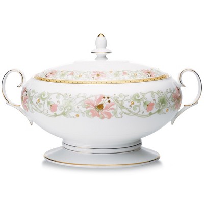 Noritake Blooming Splendor Bowl, Covered Vegetable, 70 oz.