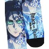 Attack On Titan Mens' Final Season Eren Anime Manga Sublimated Crew Socks Multicoloured - 3 of 4