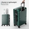 SKONYON 3-Piece Hardshell Luggage Set (20", 24", 28") –  PC+ABS, TSA-Approved Lock, Spinner Wheels & YKK Zippers - 2 of 4