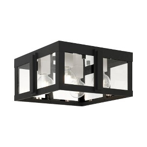 Livex Lighting Lexington 4 - Light Flush Mount in  Black - 1 of 3