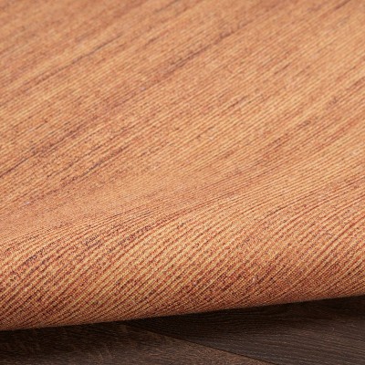 Copper Flat Woven 4' x 6' Washable Viscose Rug