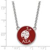 Black Bow Jewelry Sterling Silver Alpha Sigma Alpha Greek Life Necklace 18 Inch - 2 of 4