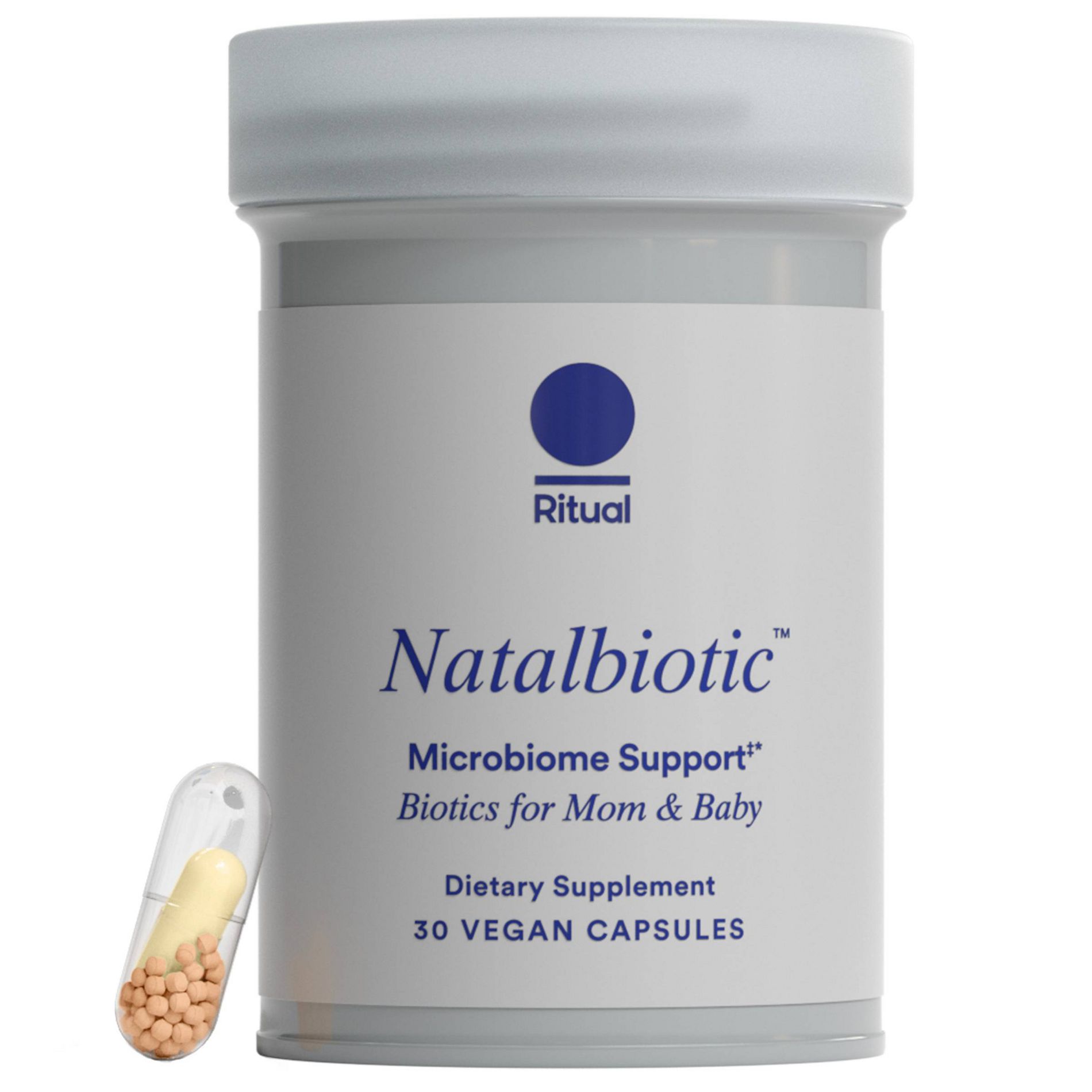 Ritual Natalbiotic Microbiome Support Capsules Probiotics - 30ct