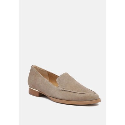 Anna Suede Leather Loafers : Target