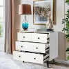 HDZNVF 4 Drawers Dresser Chest of Drawers Free Standing Sideboard Cabinet - 2 of 4