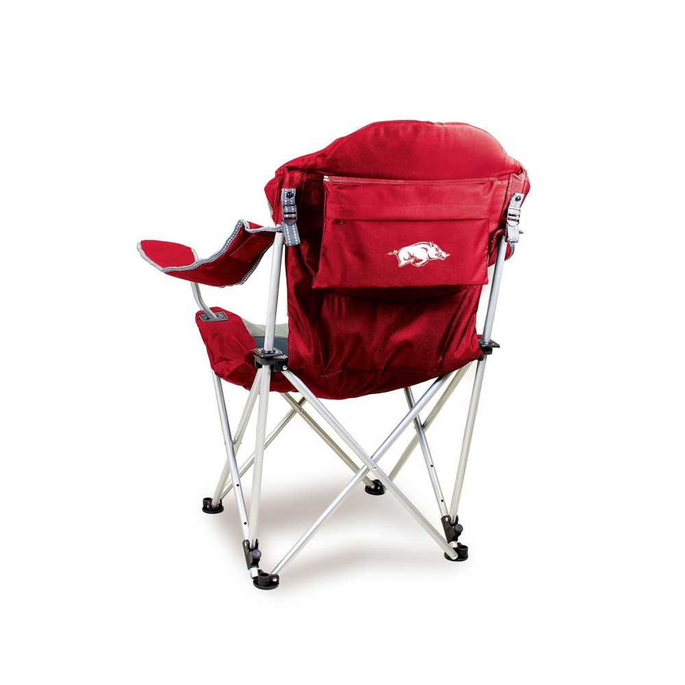 NCAA Arkansas Razorbacks Reclining Camp Chair with Head Support