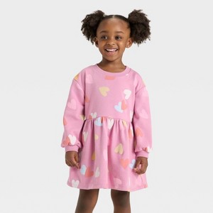 Toddler Girls' French Terry Dress - Cat & Jack™ - 1 of 3