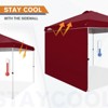 EAGLE PEAK Pop Up Canopy Tent with 1 Sidewall, Easy Setup Event Tent - 3 of 4