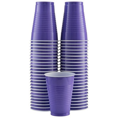 Sparksettings Gold Plastic Cups Disposable 10oz, 50 Pack : Target