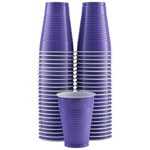 SparkSettings Disposable Plastic Cups 12oz, 50 Pack - 1 of 4