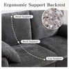 NicBex Modern 2-Seat Sofa Loveseat Couch with Deep Cushions & Pillows,Upholstered Lounge Sofa for Living Room,Bedroom,Office - 4 of 4