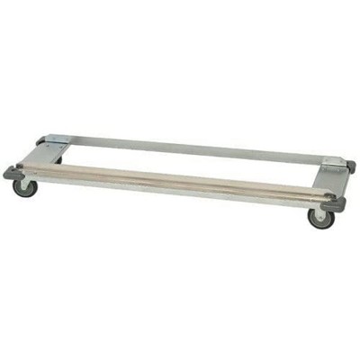 Quantum Storage Systems Dolly Frame, 60"W X 18"D, Chrome Plated Finish (Casters Not Included)