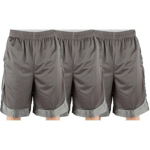 3 Pack Shaka Wear Men's Basketball Shorts, Mesh Workout Gym Running with Pockets - 1 of 4