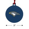 University of Tennessee at Chattanooga Primary Logo Aluminum Holiday Christmas Tree Ornament - 3 of 4