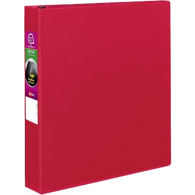 Avery Durable Binder with Slant Ring, 1-1/2 Inches, Red