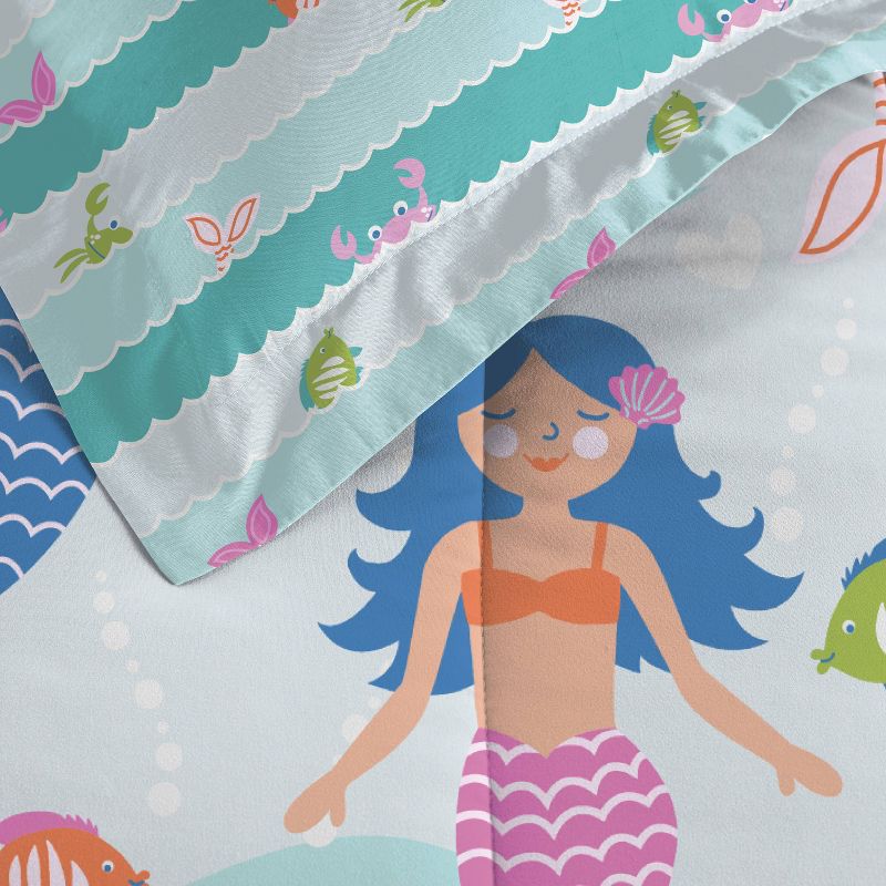 Mermaid Dreams Mini Bed in a Bag - Dream Factory, 6 of 8