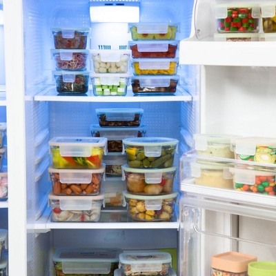 Glasslock Clear Glass Food Storage Containers with Lids, 10-Piece Set