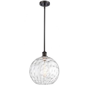 Innovations Lighting Athens Water Glass 1 - Light Pendant in  Oil Rubbed Bronze - 1 of 1