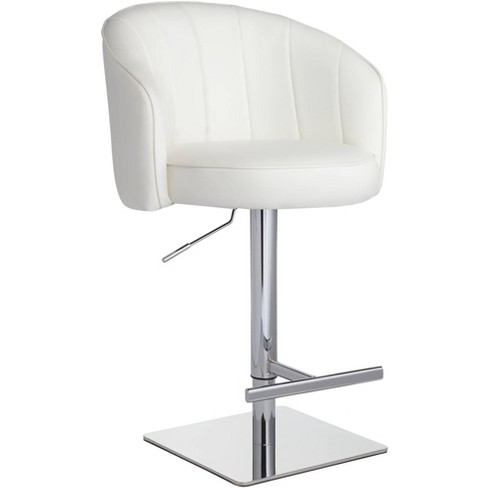 Swivel shop stool online with backrest