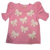 Women's Pretty Ribbon Top - Peach Love - 2 of 2