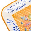 Laurie Gates Tierra 14.8" X 8.5" Hand Painted Stoneware Rectangular Platter: Off-White Rectangle Serving Platter - image 2 of 4