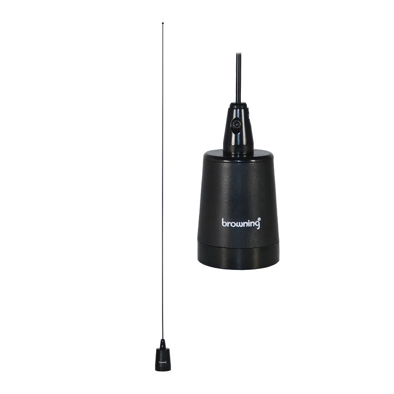 Browning® 200-Watt Pretuned Wide-Band 144 MHz to 174 MHz 2.4-dBd-Gain VHF Black Antenna with NMO Mounting, 4 of 10