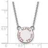 Black Bow Jewelry Sterling Silver Alpha Sigma Alpha Greek Life Necklace 18 Inch - 2 of 4