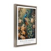 Stupell Industries Vintage Morris Inspired Blue Peacock Floating Frame Canvas Art - 2 of 4