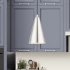 Livex Lighting Metal Shade 1 - Light Pendant in  Brushed Aluminum/Polished Chrome - 2 of 4