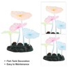 Unique Bargains Glowing Silicone Simulation Plant Silicon Glow Plant for Fish Tank Landscape Decoration Multicolor 1 Set - 3 of 4