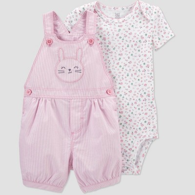 Baby Girls' Bunny Top & Bottom Set - Just One You® made by carter's Pink 24M