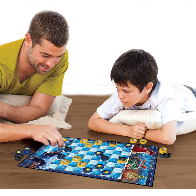 MasterPieces Officially licensed Polar Express Checkers Board Game for Families and Kids ages 6 and Up, 5 of 7