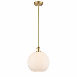 Athens - 1 Light Stem Hung Mini Pendant In Industrial Style-13 Inches Tall and 10 Inches Wide - 1 of 1
