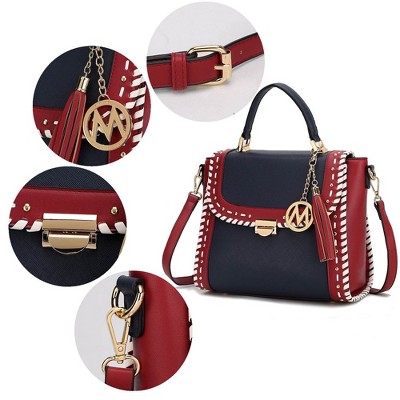 MKF Collection Flora Women’s Satchel Handbag with Functional Design by Mia K — фото 4