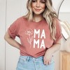 Simply Sage Market Women's Mama Flower Short Sleeve Graphic Tee - 2 of 3