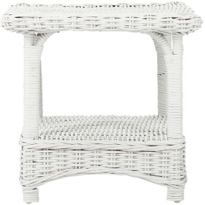 Bowen Side Table - White - Safavieh. - 1 of 3