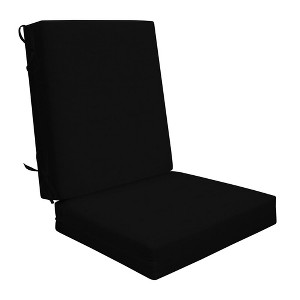 Honeycomb Outdoor Highback Dining Chair Cushion - 1 of 4