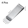 Unique Bargains Stainless Steel Storage Slim Clips for Notebook File Photo - 2 of 4