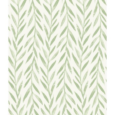 RoomMates Willow Magnolia Home Wallpaper Green