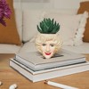 Silver Buffalo The Golden Girls Face Mini Ceramic Planter With Faux Succulent | Set of 4 - 4 of 4