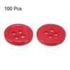 Unique Bargains Resin DIY Craft Flat 4-Hole Sewing Buttons 100 Pcs - 3 of 4