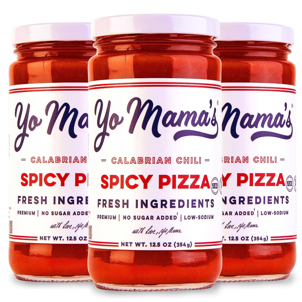 Yo Mamas Spicy Calabrian Pizza Sauce - 37.5oz / 3ct