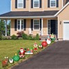 Big Dot of Happiness Very Merry Christmas - Santa, Elves, Penguins, Reindeer, Snowman, Sleigh, Ornaments -Outdoor Holiday Santa Claus Yard Decor-10 Pc - 3 of 4