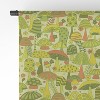 Jenean Morrison Many Mushrooms Green Set of 2 Panel Sheer Window Curtain - Deny Designs - 4 of 4