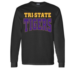 Adult Rosholt High School Tigers Name Essential Long Sleeve T