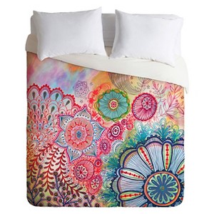 Stephanie Corfee Frolicking Duvet Twin Pink - Deny Designs , Size: Twin/Twin XL, Blue Multicolored
