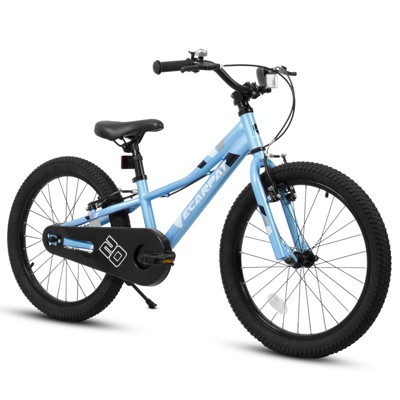 Aukfa 20 Inch Kids Bike for Boys Girls Ages 4-7 Years 1-Speed Childrens Bicycle with Training Wheels & Dual Brakes