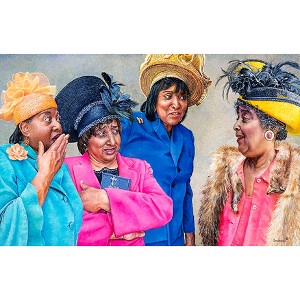 Sunsout Church Gossip 1000 pc   Jigsaw Puzzle 44362 - 1 of 4