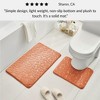 Evideco French Home Goods 3D Pebble Memory Foam Bath Mats - Bath Mat, Runner Mat, and Contour Mat Available in 10 Colors - 3 of 4